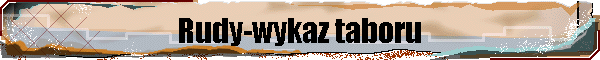 Rudy-wykaz taboru